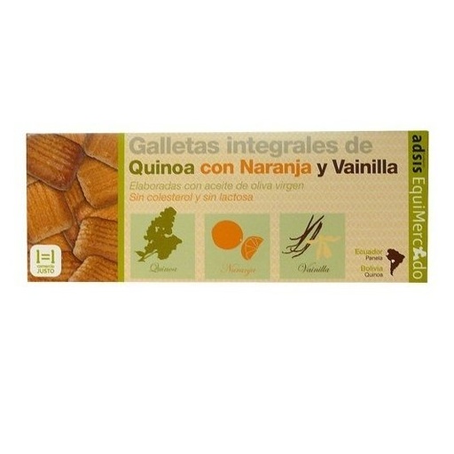 Galetes civada,quinoa,taronja,vainilla 125 g