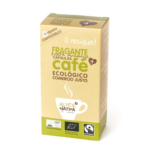 Cafè capsules compostables A3 FRAGANTE 10ux5g