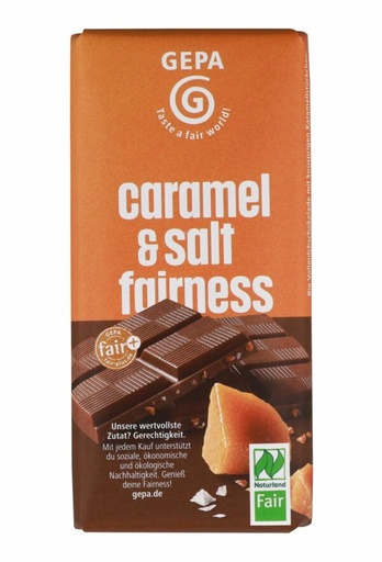 Mini rajola xocolata llet caramel 40 g
