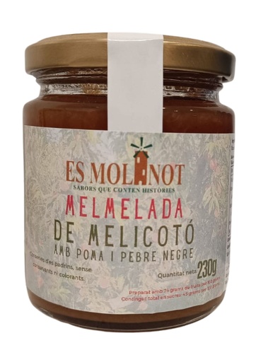 Melmelada de melicotó NO ECO 230g