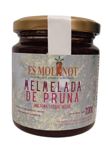 Melmelada de pruna NO ECO 230g