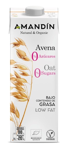 Amandin - Beguda civada 0% sucre 1l