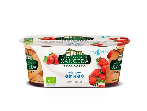 Iogurt grec vaca maduixa Casa Xanceda