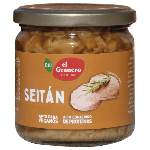 Seitan en conserva El Granero bio 385 g