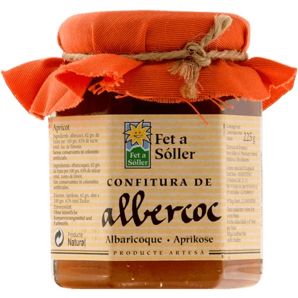 Fet a Sóller - Confitura albercoc Eco 225 g