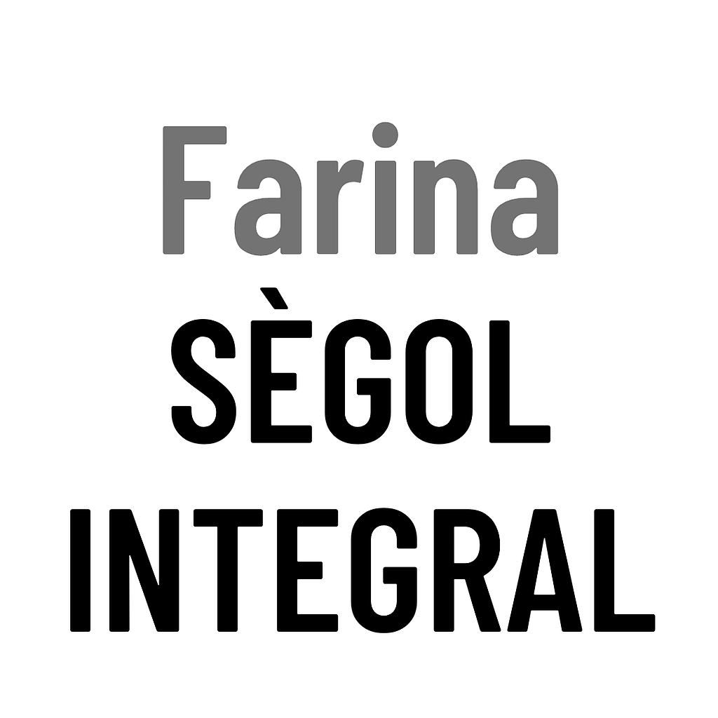 Farina sègol integral kg ECO