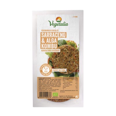 Vegetalia - Vegeburguer Sarraceno &amp; Kombú 160gr