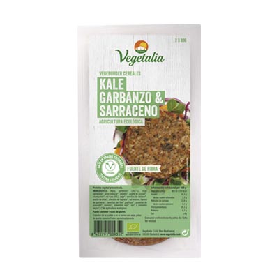 Vegetalia -Vegeburguer ciuró i kale bio 160gr