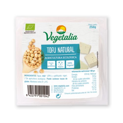 Vegetalia - Tofu natural fresc bio 250 gr